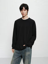 Men's Jacquard Waffle Long-Sleeve T-Shirt